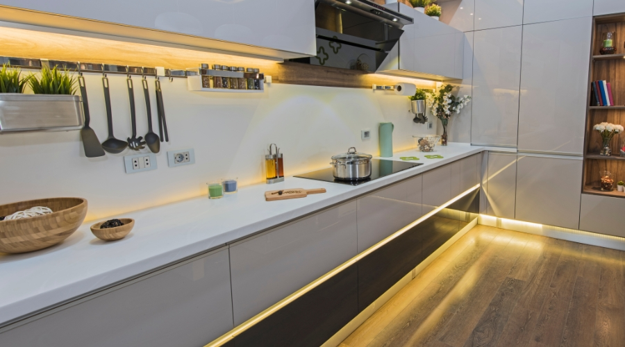 Functional and Aesthetic Kitchen Led Skirting Lights