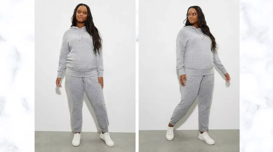 Maternity Grey Marl Soft Touch Jogger