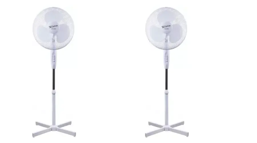 TrendLine pedestal fan 40 cm white