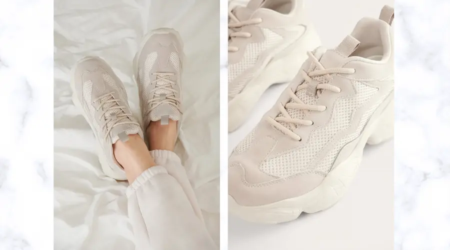 Sneakers with reflective details