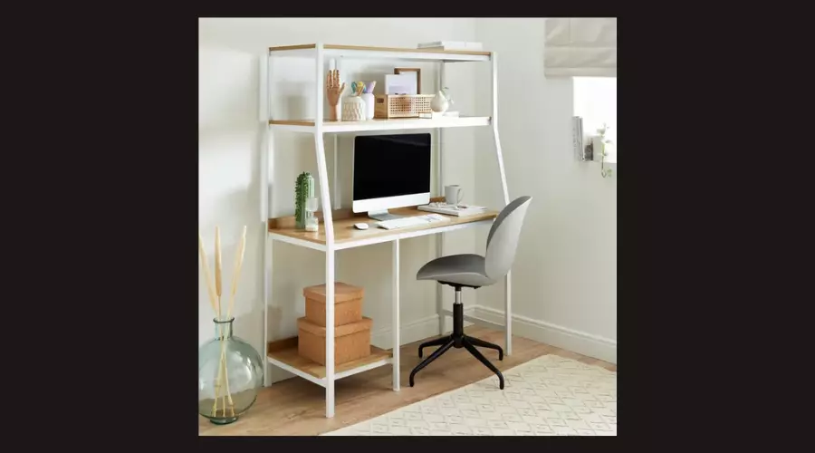 Marina Oak Effect Ladder Desk