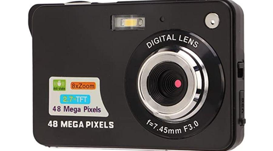 Digital Camera,48MP 1080P HD 2.7" LCD Compact Rechargeable Camera with 8X Digital Zoom