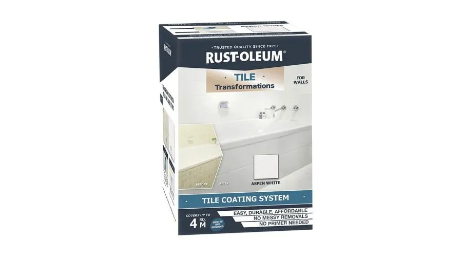 Aspen White Rust-Oleum Tile Transformations Kit