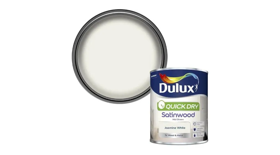 Dulux Quick Dry Satinwood Jasmine White