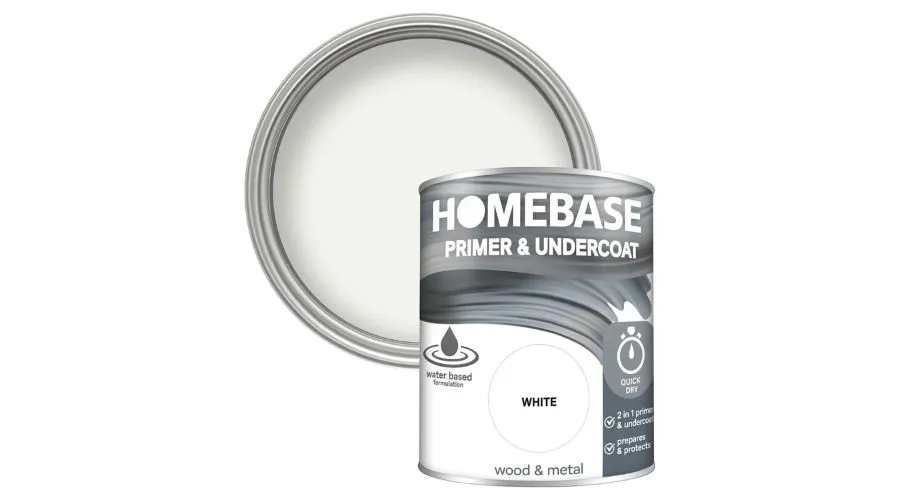 Homebase Interior Quick Dry Primer Undercoat White
