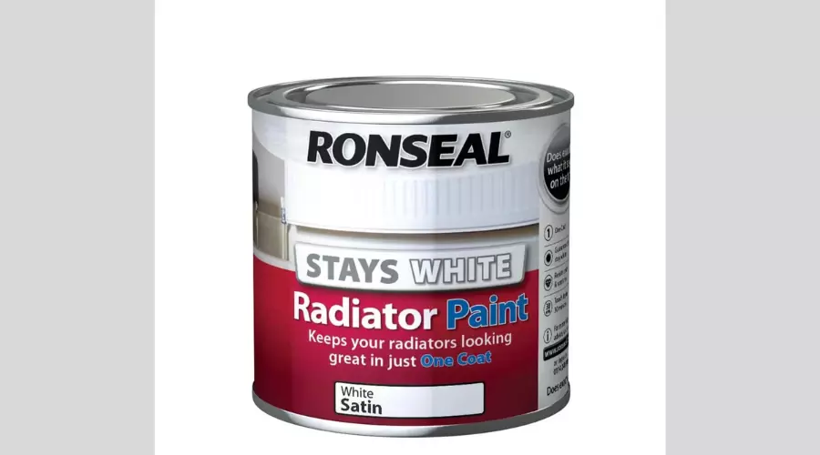 Ronseal Stays White Radiator Paint Satin