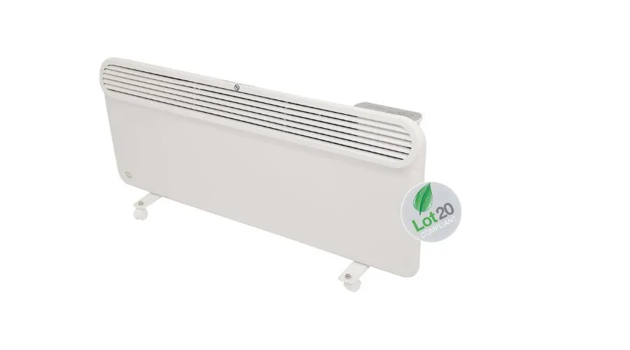 Prem-i-air Slimline Wall and Floor Mounting Programmable Panel Heater 2.0Kw - White