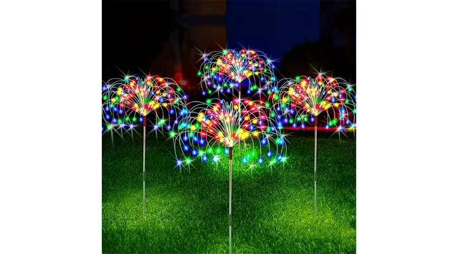 1pc Solar Outdoor Grass Dandelion Fireworks Lights