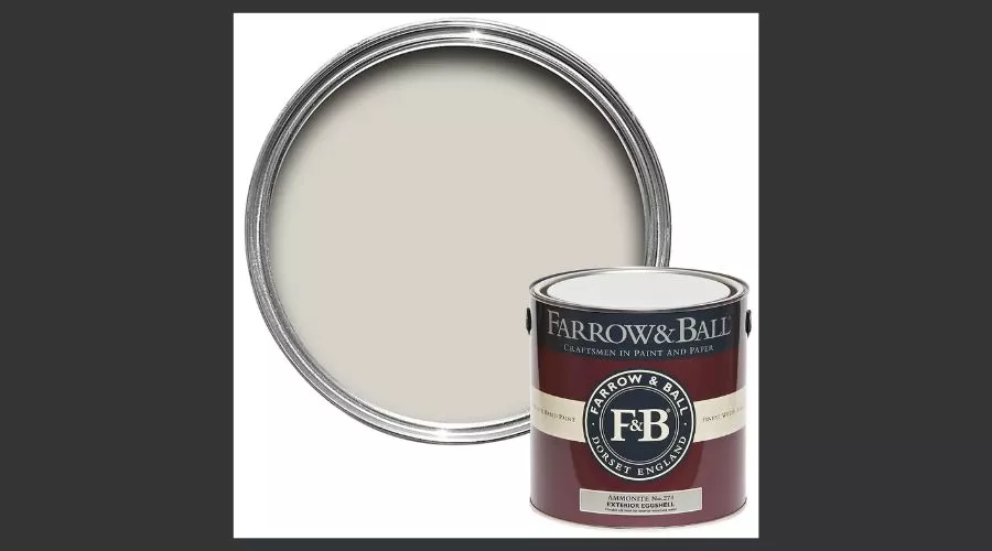 Farrow & Ball Exterior Eggshell Paint Ammonite