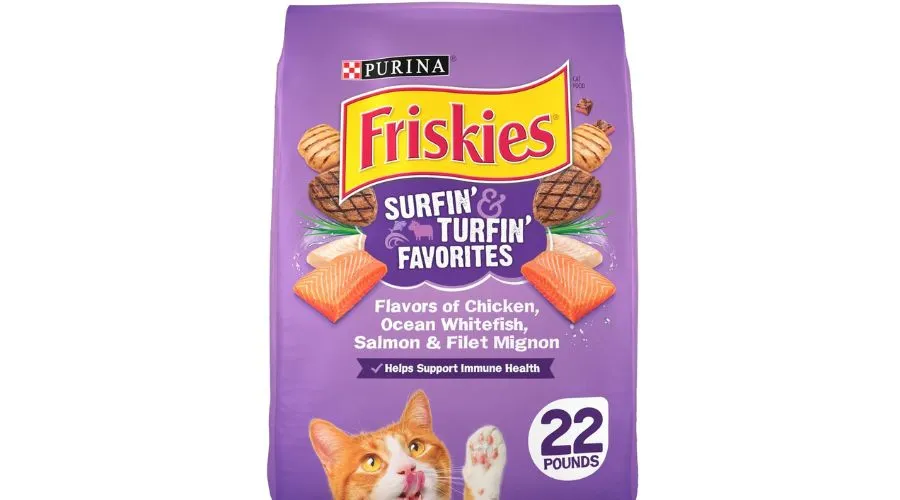 Friskies Surfin' & Turfin' Cat Dry  Food