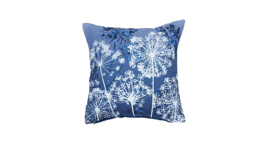 Dandelions Garden Cushion - Blue