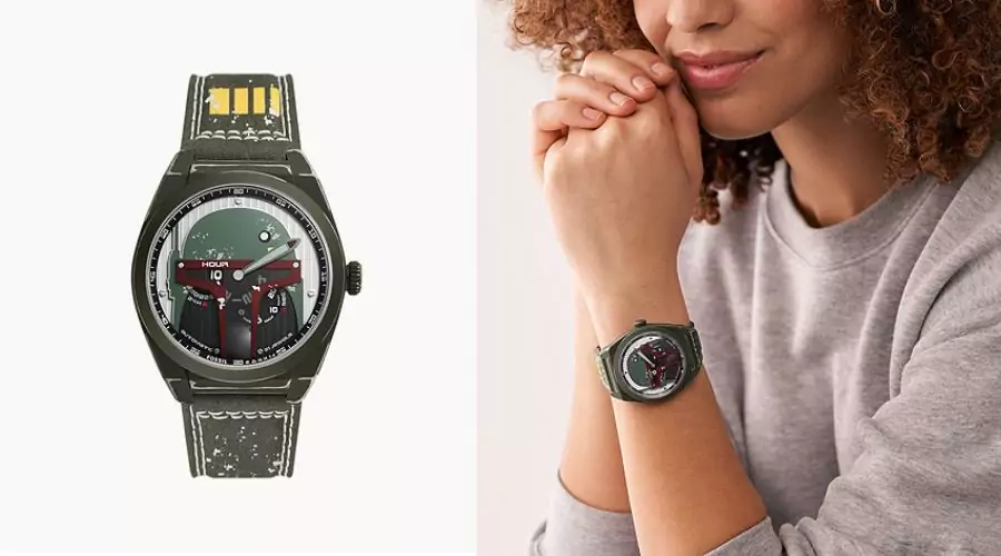 Limited Edition Stars Wars Boba Fett Automatic Ventile Strap Watch