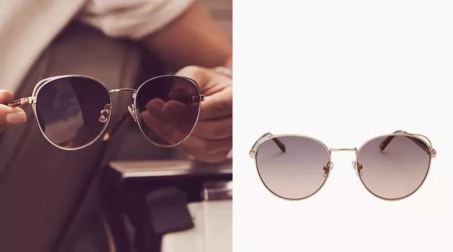 Millie round sunglasses: Sunglasses for women