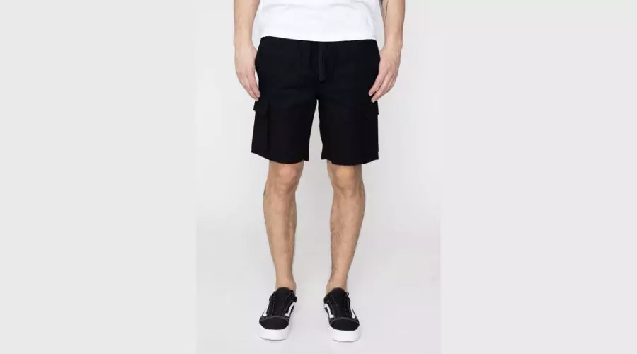 Urban Classics Big Cargo Black- Shorts 