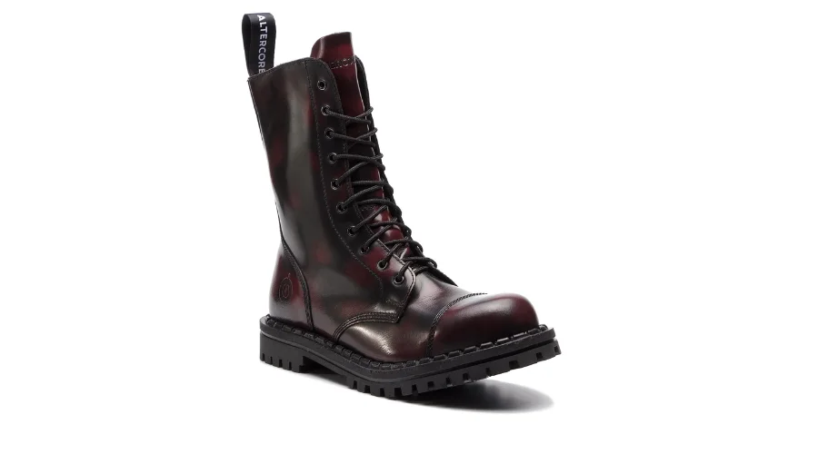 Altercore Lace-Up Boots 351 Burgundy Rub/Off