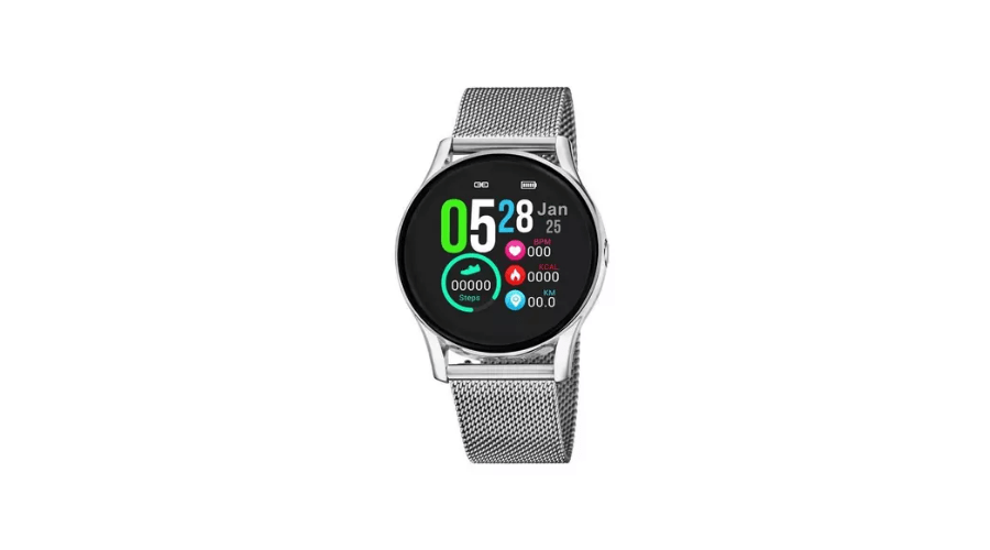 Stainless Steel Digital Quartz Smart Touch Watch 