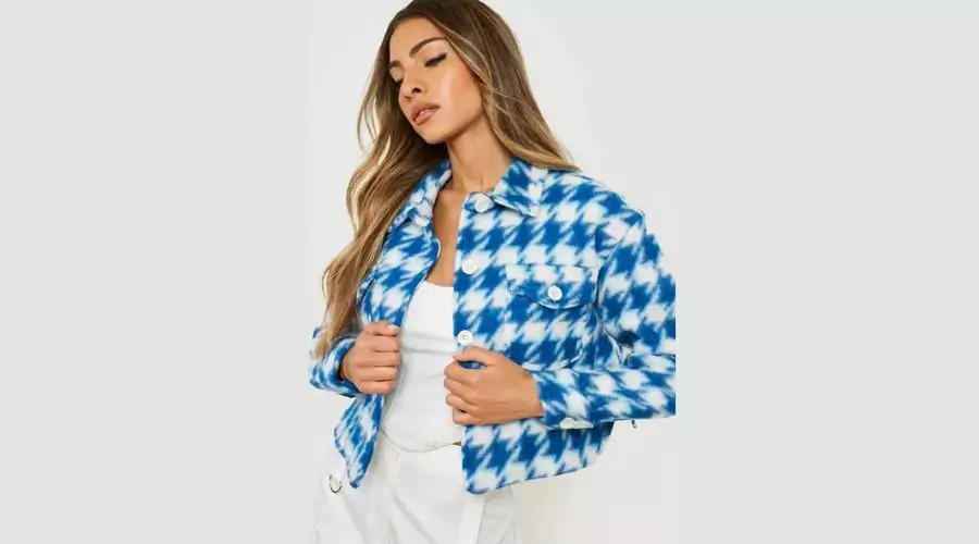 Dogtooth Cropped Shacket 