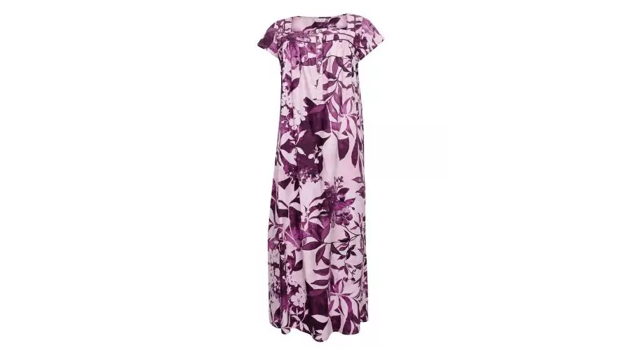 Cotton Rich Floral Long Nightdress