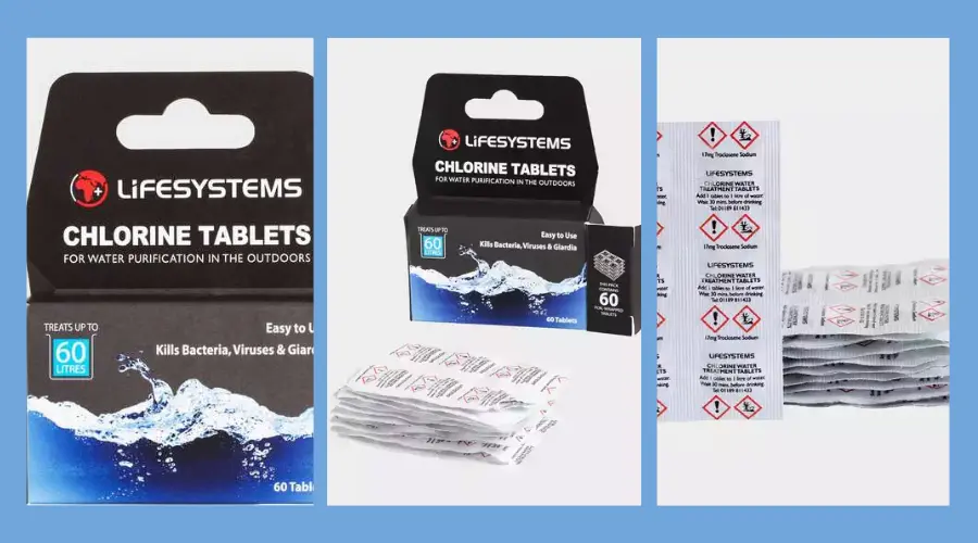 Chlorine Water Purification Tablets