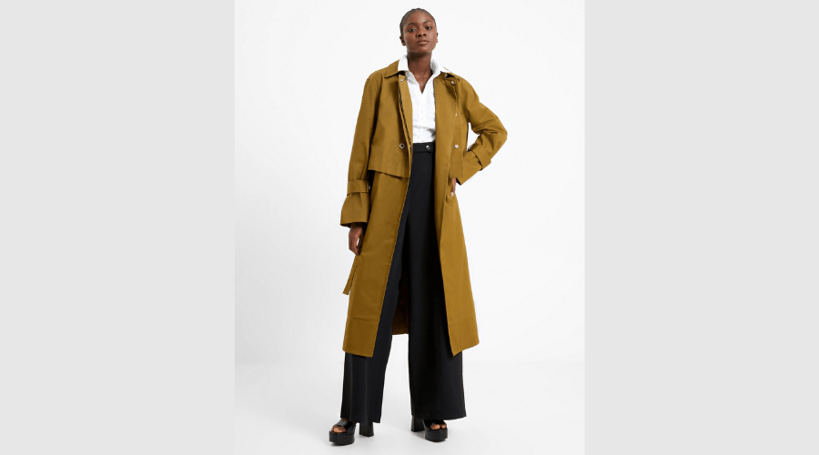 Pure Cotton 3 in 1 Longline Trench Coat