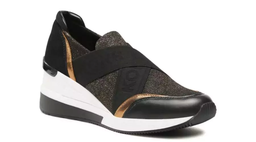 Michael Kors Sneakers Geena Slip On Trainer Black/Bronze