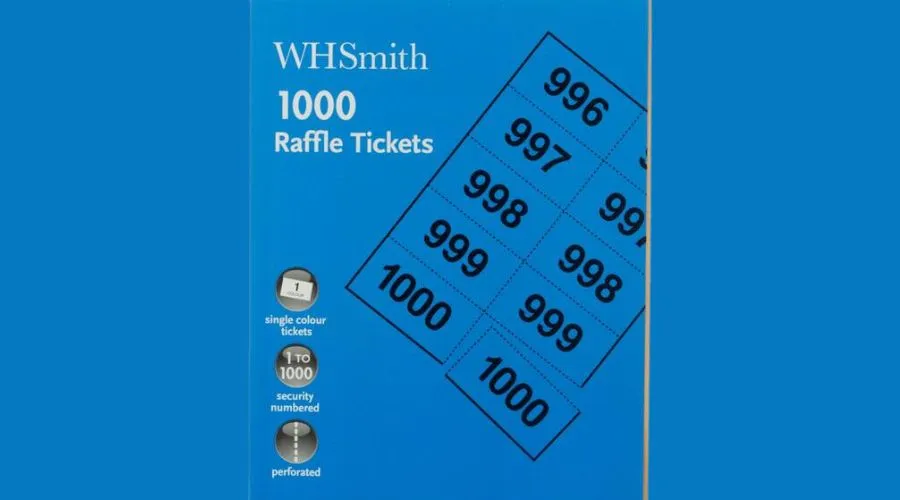 WHSmith Raffle Tickets (Pack of 1000)