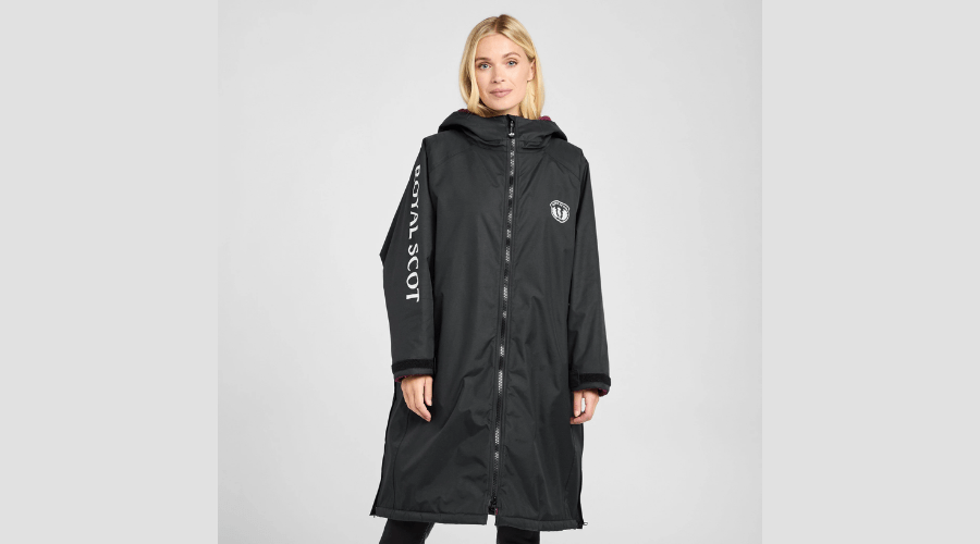 Women’s Neve Waterproof Riding Aquarobe Black Coat