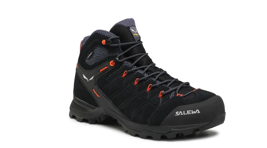 Salewa Trekking shoes Ms Alp Mate Mid Wp 61384-0996 Black Out/Fluo Orange