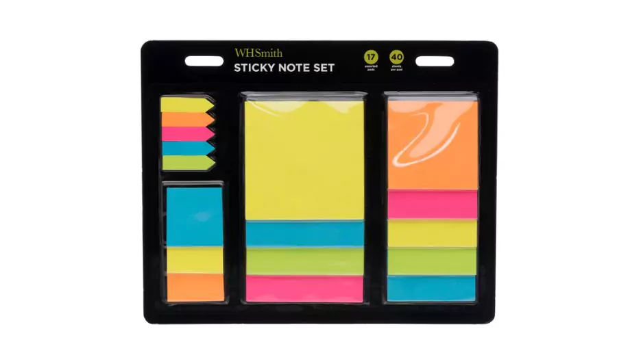 Bumper Sticky Note Set WHSmith 