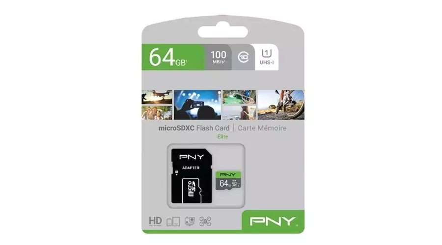 PNY 64 GB Elite Performance microSD Card