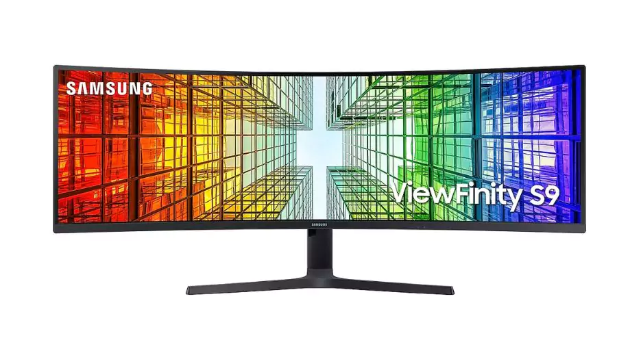 Samsung Ultrawide 49” S95UA ViewFinity Dual QHD Monitor with 1800R Curvature, USB type-C, and LAN port Monitor