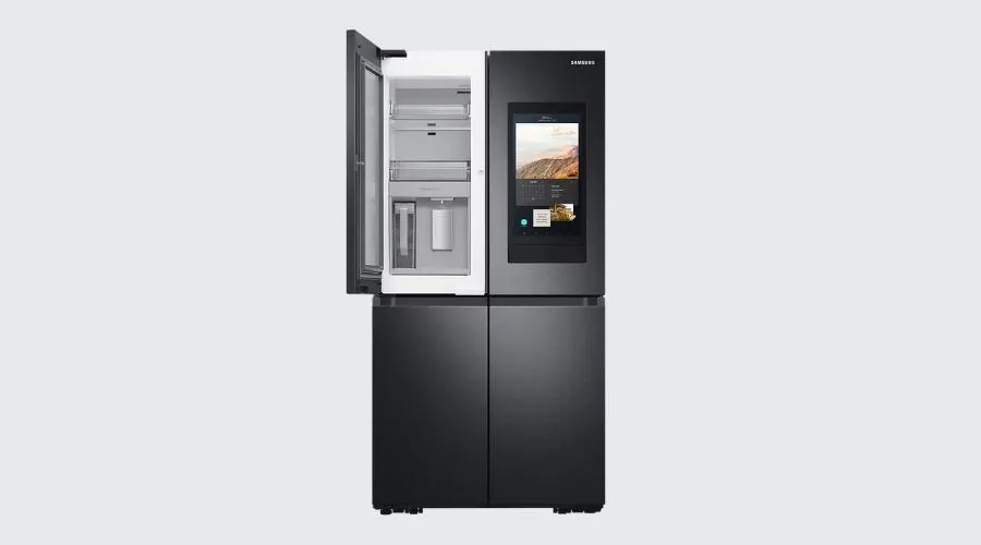 Samsung Family Hub RF65A977FB1/EU French Style Fridge Freezer with Beverage Center - Black