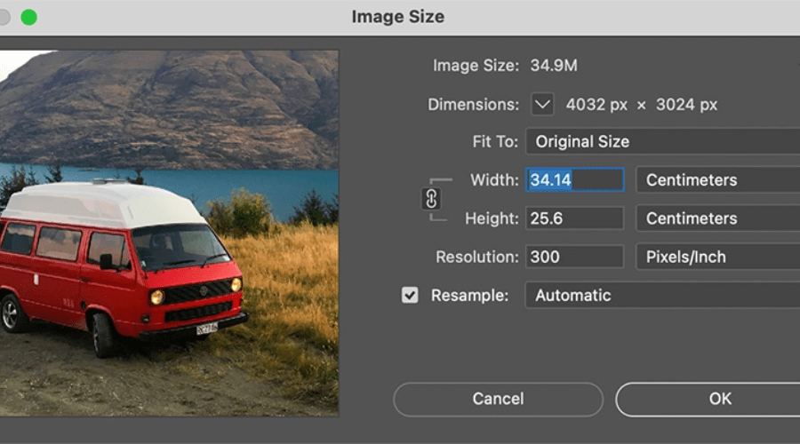 Adobe Express Photo Size Converter