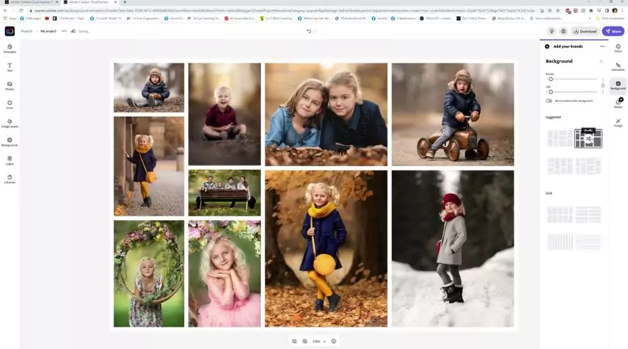 Create a Picture Montage with Adobe Express