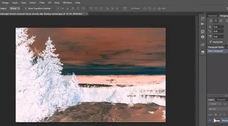 Photoshop invert colours