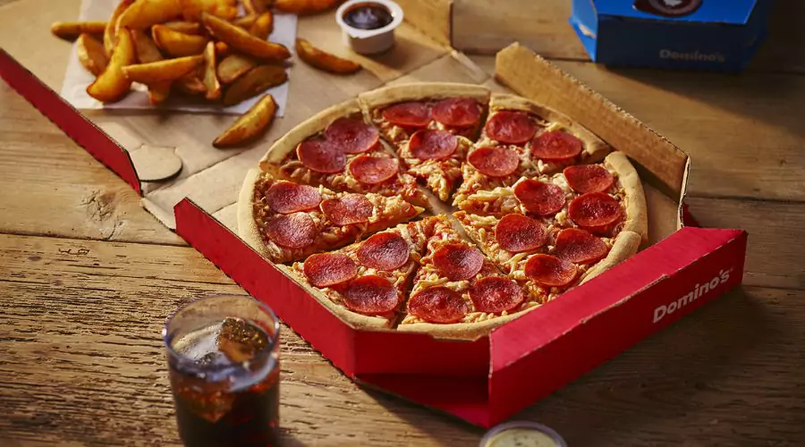 Try different vegan and non-vegan potato wedges combo from Domino's