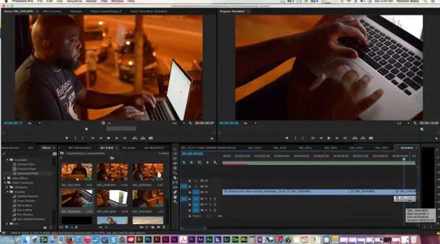 video editing with adobe