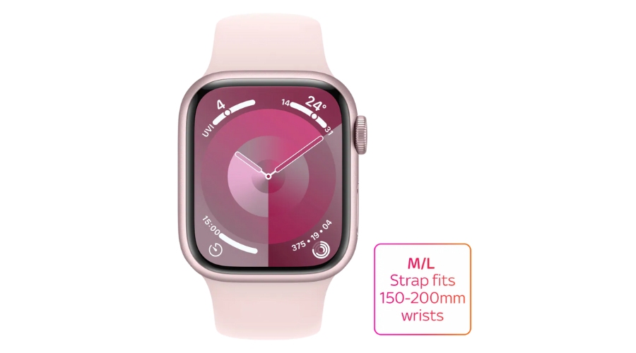 Apple Watch Series 9 GPS 41mm- Sm/Med Strap