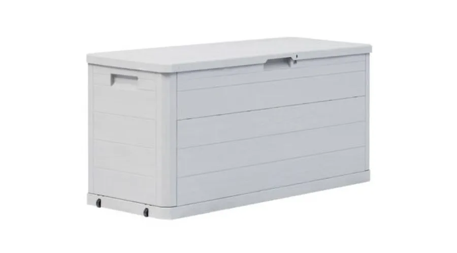Garden Storage Box in Light Grey color