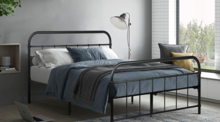 metal double bed frame