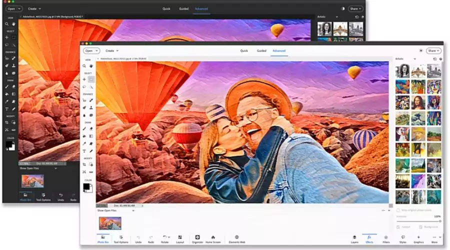 Features of Adobe Photoshop Elements