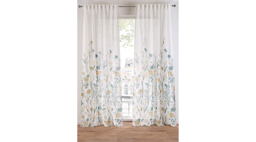 Curtain With Floral Print | Findwyse