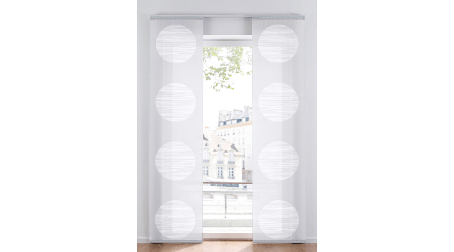 Elegant Curtain panel with circles from PLN | Findwyse