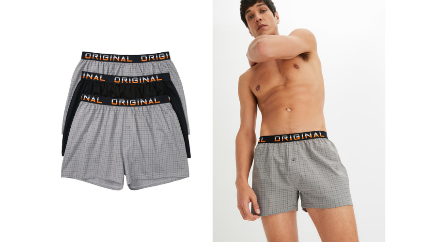 Loose Fit Jersey Boxer Shorts (3 Pairs) | Findwyse