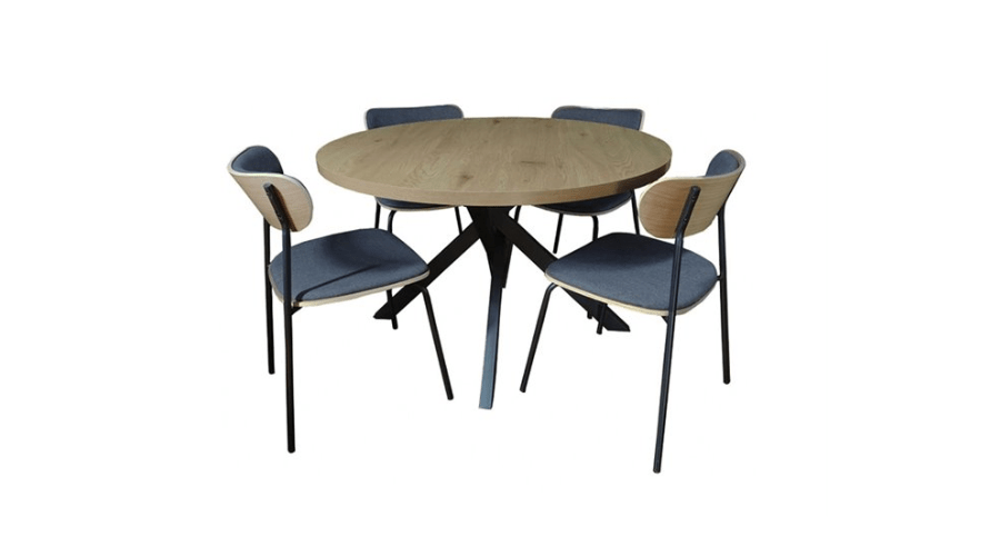 SAVANNAH Table + 4 Chairs Set | Findwyse