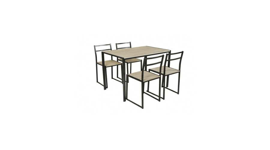 SIDNEY Table and 4 chairs Set | Findwyse