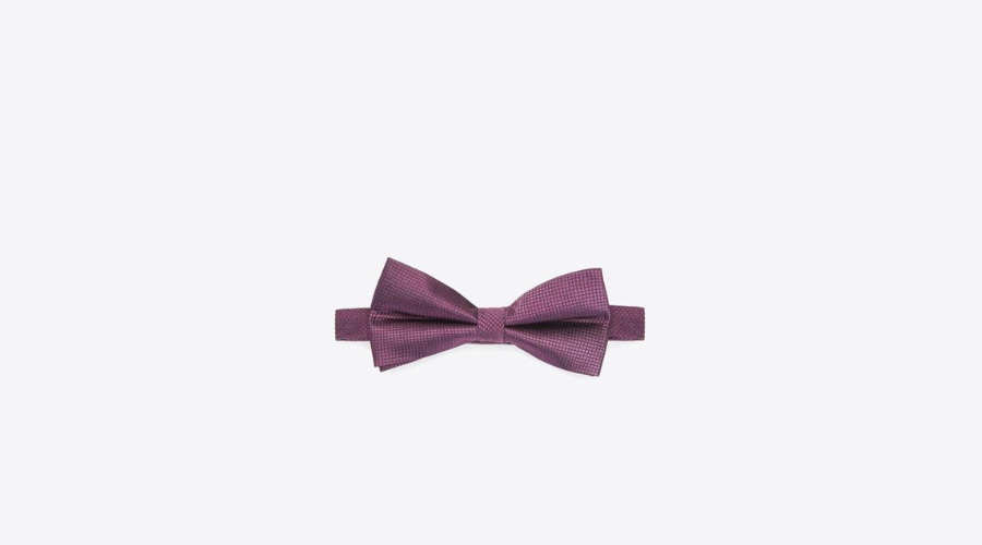 Single-color silk bow tie | Findwyse