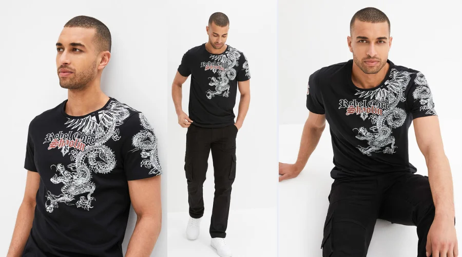Slim Fit T-shirt with Print
