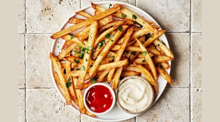 Vegetarian Fries With Unique Seasonings