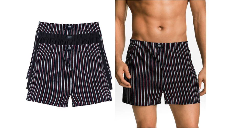 Wide Jersey Boxer Shorts (3 Pairs) | Findwyse